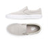 VANS | CLASSIC SLIP-ON (PERFORATED SUEDE) | Size: 5 | Color: Beige