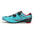 Santic Men's Orange Road Cycling Shoes Carbon Light Sole Annular Sapatilha Ciclismo Zapatillas Eur Size 39-45 450g S12021 | Color: Sky Blue | Shoe Us Size: 7