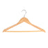6-Pack Extra Wide Wood Clothes Hanger Coat Hanger Rounder Shoulder Suite Hanger for Closet Collection Natural Wood Collection | Title: