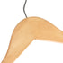 6-Pack Extra Wide Wood Clothes Hanger Coat Hanger Rounder Shoulder Suite Hanger for Closet Collection Natural Wood Collection | Title: