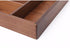 Japanese Style Black Walnut Wood Storage Box Chopsticks Spoon Western Cutlery Flatware Organizer Table Storage | Title: 