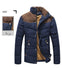 TANGNEST 2017 Hot Selling Fashion Casual Winter Outwear Coat Comfortable Jacket Two Colors Plus Size XXXL Wholesale MWM169 | Color: Navy Blue | Size: Xxxl
