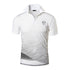 Summer Men Cycling Clothing Wicking Quick-drying Bodybuilding Bike Wear Clothes Short Top 6 Colors LSL195 | Color: Whiteblack | Size: L