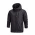 2017 Autumn New Men Brand Clothing Sportswear Men Fashion Thin Windbreaker Jacket Zipper Coats Outwear Hooded Men Jacket L-4XL | Color: Black | Size: L