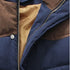 TANGNEST 2017 Hot Selling Fashion Casual Winter Outwear Coat Comfortable Jacket Two Colors Plus Size XXXL Wholesale MWM169 | Color: Navy Blue | Size: Xxl