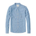 SIMWOOD 2017 New Autumn Summer Long Sleeve Casual Shirts Men Cotton and Linen Fabric Slim Fit CS1567 | Color: Blue | Size: L Asian Size
