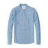 SIMWOOD 2017 New Autumn Summer Long Sleeve Casual Shirts Men Cotton and Linen Fabric Slim Fit CS1567 | Color: Blue | Size: Xxl  Asian Size