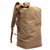DB26 Hot!! Pure Cotton Canvas Backpacks Large Backpack Duffel Bags Bucket Bags Custom Back pack School Rucksacks Mochila Escolar | Color: Camel Army